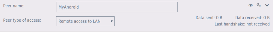 Peer-Konfiguration